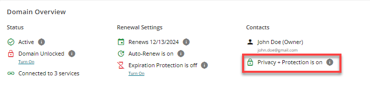 Checkout Domain order