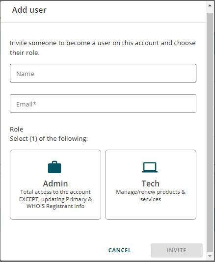 DCOM Accounts and Users - Invite