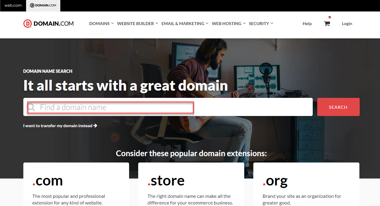 Checkout Domain order