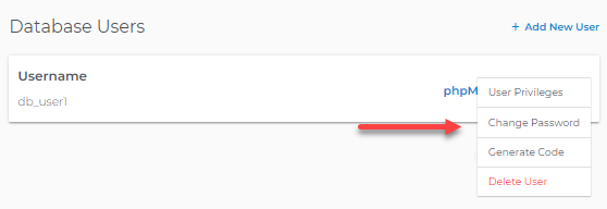 Change password