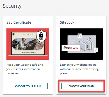 Marketplace - Security - SiteLock