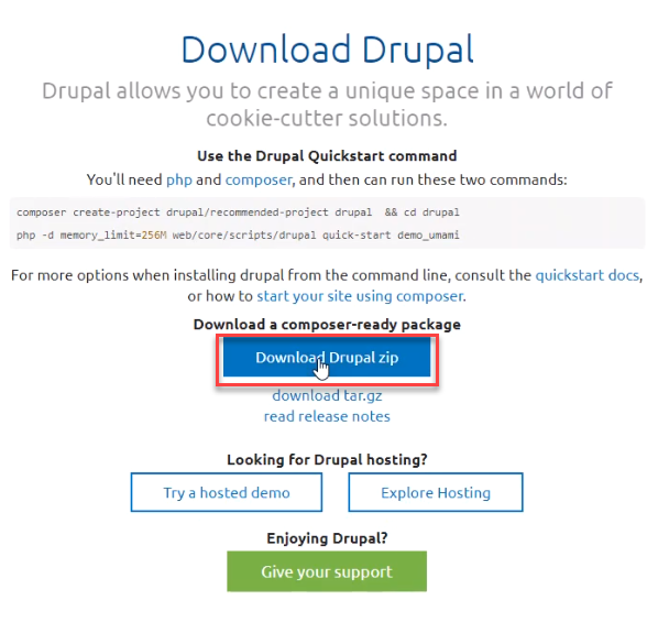 Download Drupal Files