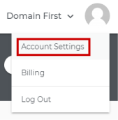 Account settings