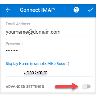 hostgator email settings android