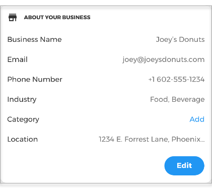 About Your Business