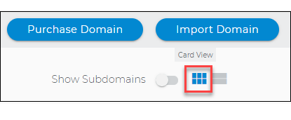 Verify if you are on card view on the upper right