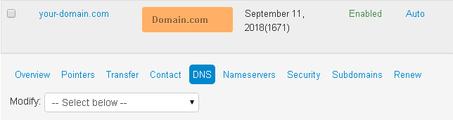 Modify all of your DNS Records