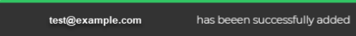 Successful Notification