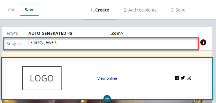 Create Email Campaign Edit Template Email Subject