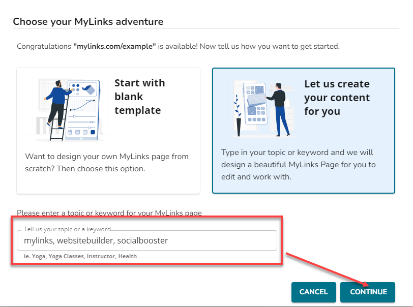 Marketing - MyLinks AI
