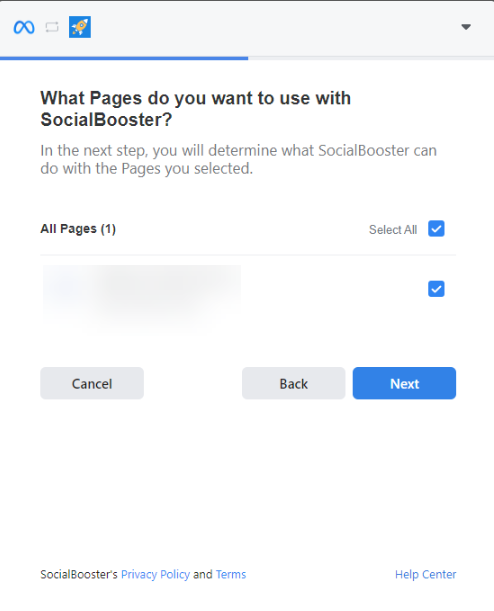 Marketing SocialBooster Pages