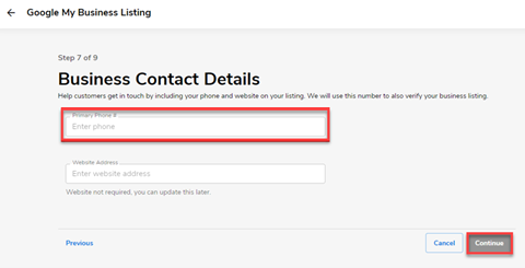 Marketing SocialBooster Connect Google - Contact Details