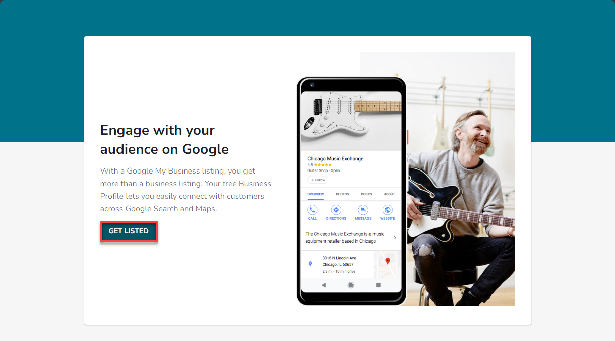 Marketing SocialBooster Connect Google - Get Listed