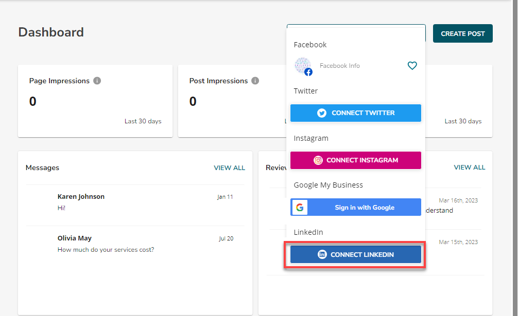 Marketing SocialBooster Connect LinkedIn