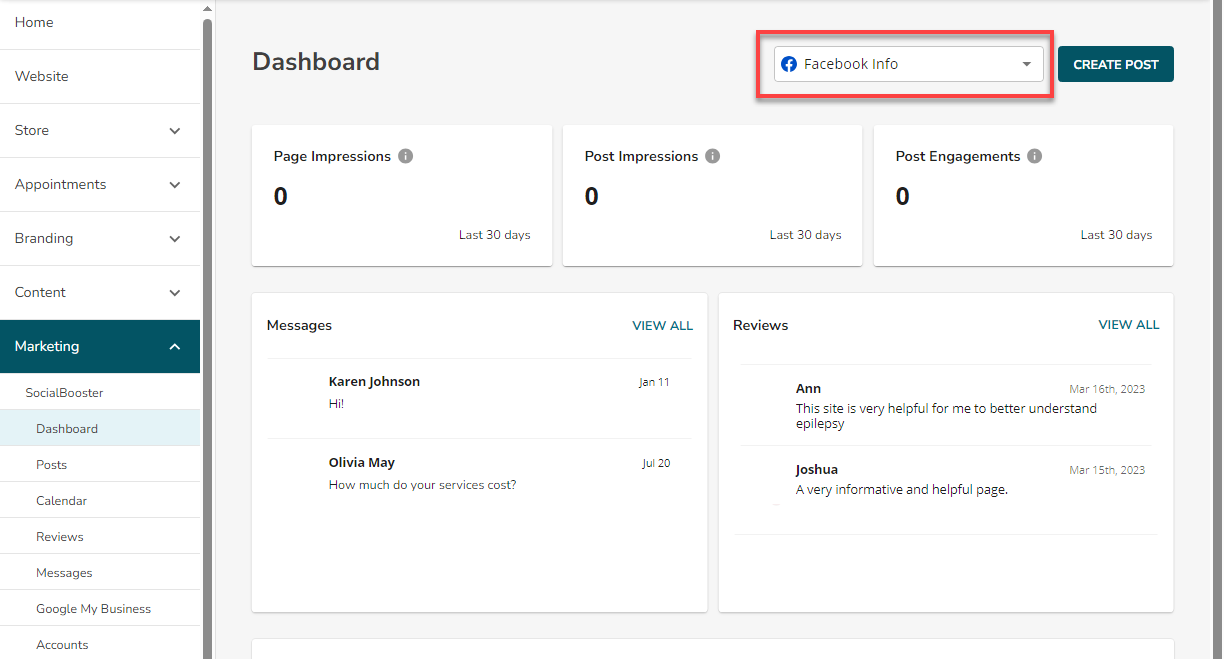 Marketing SocialBooster Accounts
