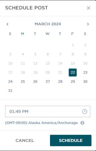 Schedule Post