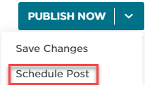 Schedule Post