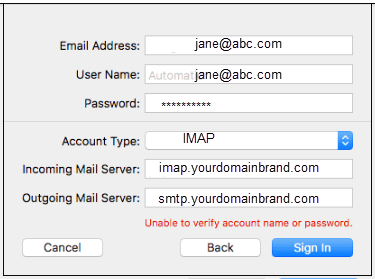 set up mail server for nyu email account on a mac os?