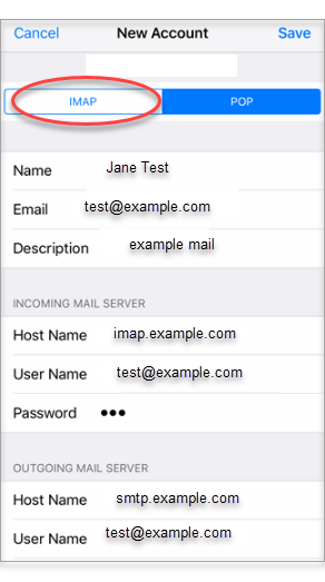 Email Client Setup: iOS 10 |