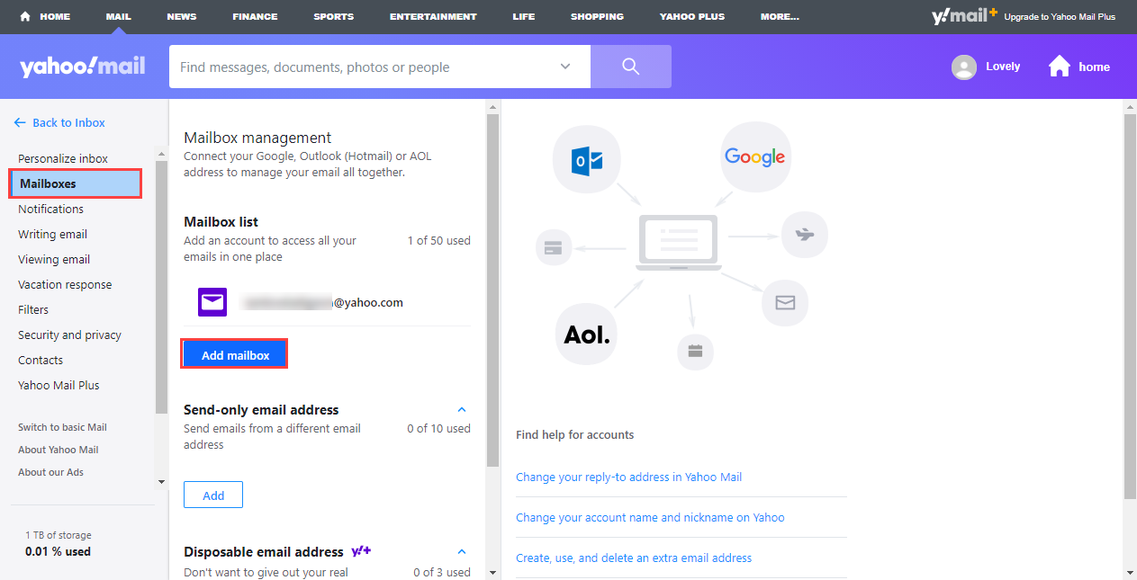 voorstel labyrint verlichten How To Configure Your Email On Yahoo Mail | Domain.com