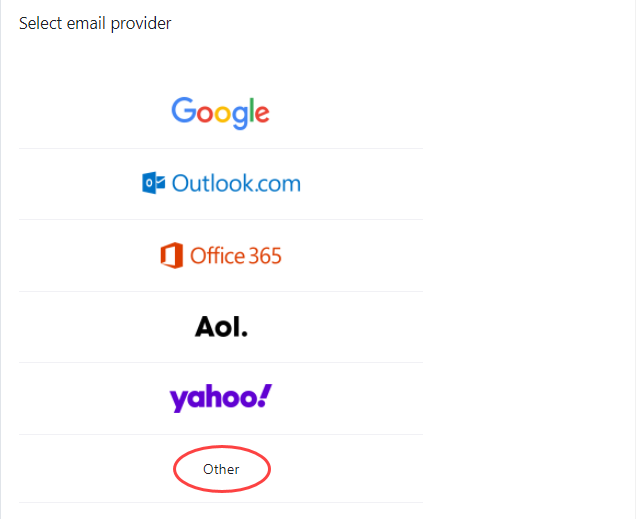 Set up business email in the Yahoo Mail app