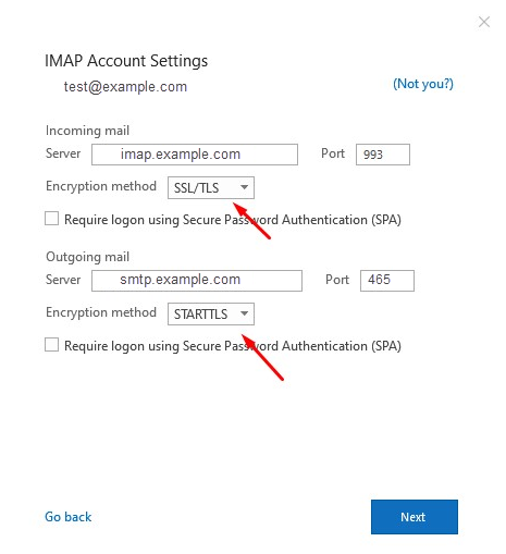 @me email settings for outlook 2016