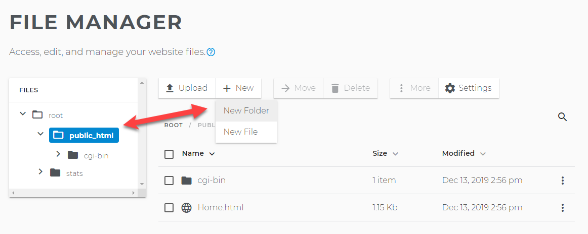 how to create a file folder in documents