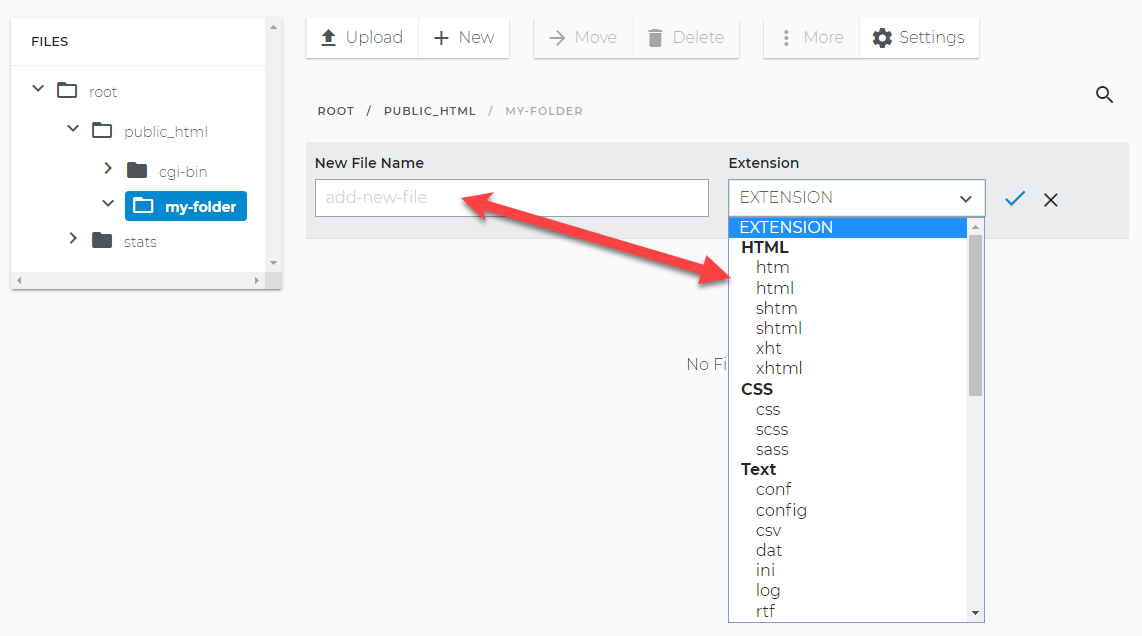 File Management: How to Create New Files and Folders Using File Manager