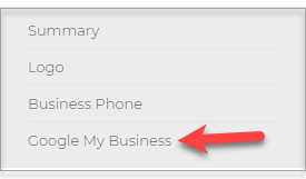 Select Google My Business