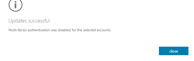 Confirmation screen