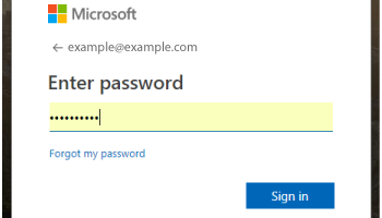 Enter your username and password