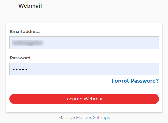 webmail sign-in page
