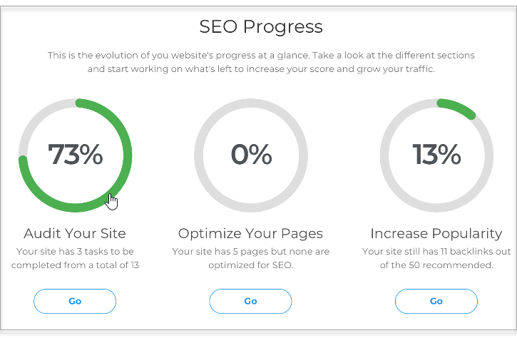 SEO Progress