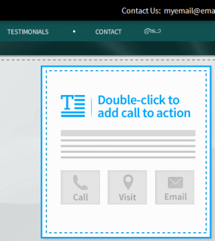double-click the call to action form