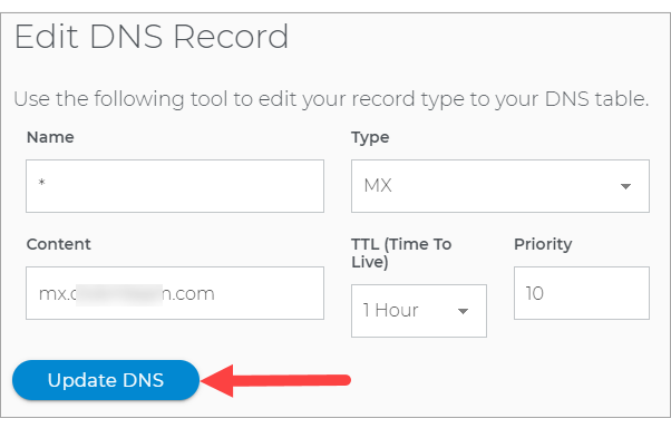 Update DNS