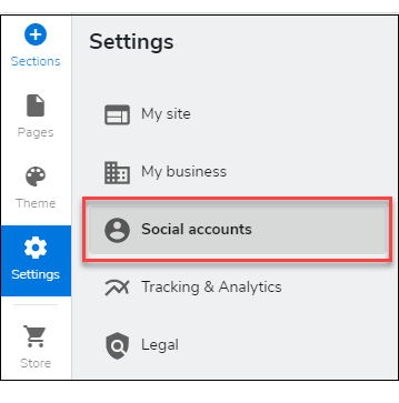 Select Social Account