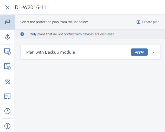 select plan